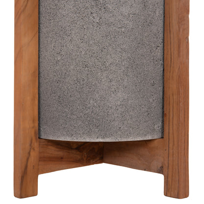 ΓΛΑΣΤΡΑ ΕΣΩΤ. ΧΩΡΟΥ HOFF FIBER CEMENT ΓΚΡΙ-TEAK ΒΑΣΗ Φ33x42