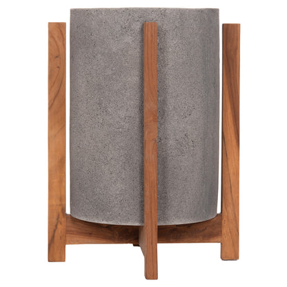 ΓΛΑΣΤΡΑ ΕΣΩΤ. ΧΩΡΟΥ HOFF FIBER CEMENT ΓΚΡΙ-TEAK ΒΑΣΗ Φ33x42