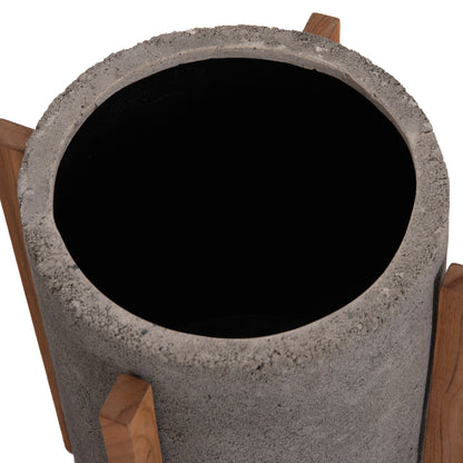 ΓΛΑΣΤΡΑ ΕΣΩΤ. ΧΩΡΟΥ HOFF FIBER CEMENT ΓΚΡΙ-TEAK ΒΑΣΗ Φ33x42