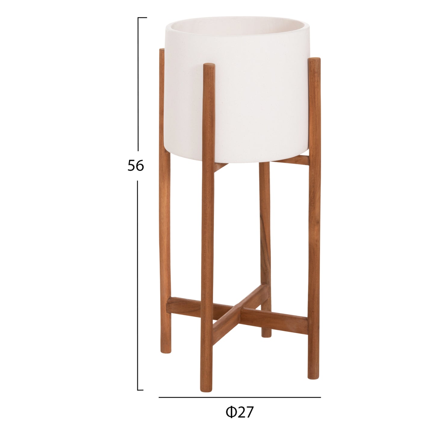 ΓΛΑΣΤΡΑ ΕΣΩΤ. ΧΩΡΟΥ RENTIL FIBER CEMENT ΧΡΩΜΑ ΛΕΥΚΟ-ΒΑΣΗ TEAK Φ27x56