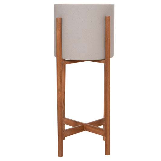 ΓΛΑΣΤΡΑ ΕΣΩΤ. ΧΩΡΟΥ RENTIL FIBER CEMENT ΧΡΩΜΑ ΓΚΡΙ ΒΑΣΗ TEAK Φ27x56