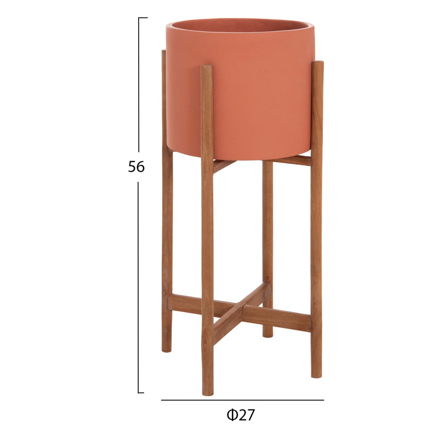 ΓΛΑΣΤΡΑ ΕΣΩΤ. ΧΩΡΟΥ RENTIL FIBER CEMENT ΧΡΩΜΑ ΤΕΡΑΚΟΤΑ-ΒΑΣΗ TEAK Φ27x56