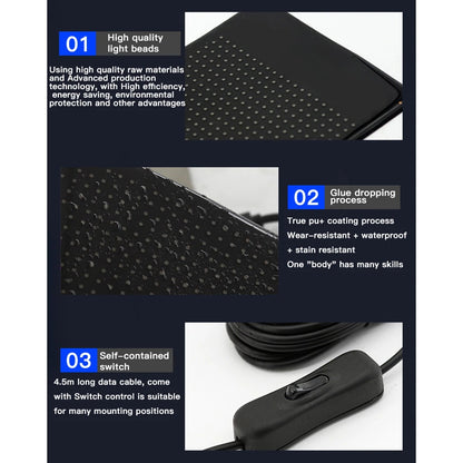 MATRIX GLB-106-0008 Εύκαμπτη Κυλιόμενη Ψηφιακή Επιγραφή P4.5 64x32 Pixel LED 10W AC 220-240V Αδιάβροχο IP65 Πολύχρωμο RGB - Bluetooth Control μέσω iPIXEL APP - Μ33 x Π0.4 x Υ20