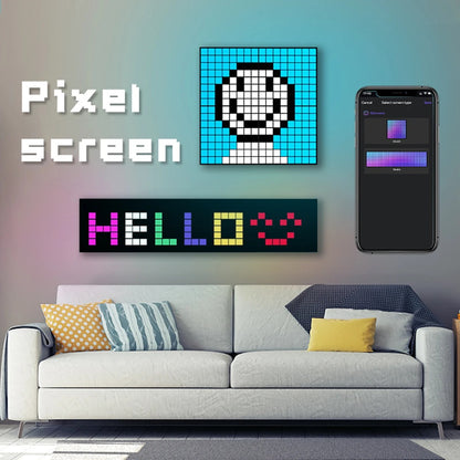 MATRIX GLB-106-0016 Κυλιόμενη Ψηφιακή Επιγραφή P24.6 32x32 Pixel LED 20W AC 220-240V IP20 Πολύχρωμο RGB - Bluetooth Control μέσω iPIXEL APP - Μ40 x Π2.6 x Υ40