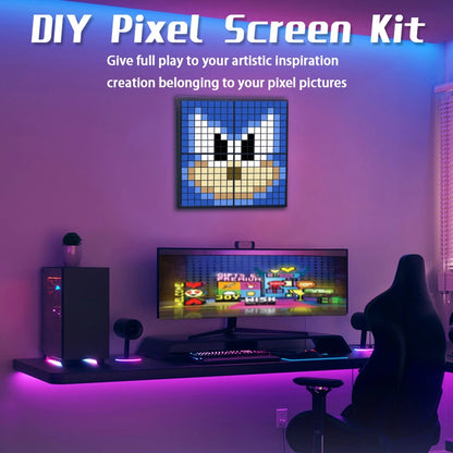 MATRIX GLB-106-0016 Κυλιόμενη Ψηφιακή Επιγραφή P24.6 32x32 Pixel LED 20W AC 220-240V IP20 Πολύχρωμο RGB - Bluetooth Control μέσω iPIXEL APP - Μ40 x Π2.6 x Υ40