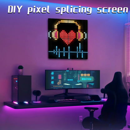 MATRIX GLB-106-0017 Κυλιόμενη Ψηφιακή Επιγραφή P24.6 64x64 Pixel LED 120W AC 220-240V IP20 Πολύχρωμο RGB - Bluetooth Control μέσω iPIXEL APP - Μ80 x Π2.6 x Υ80