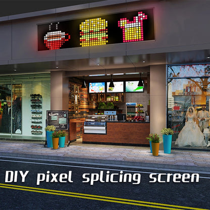 MATRIX GLB-106-0017 Κυλιόμενη Ψηφιακή Επιγραφή P24.6 64x64 Pixel LED 120W AC 220-240V IP20 Πολύχρωμο RGB - Bluetooth Control μέσω iPIXEL APP - Μ80 x Π2.6 x Υ80