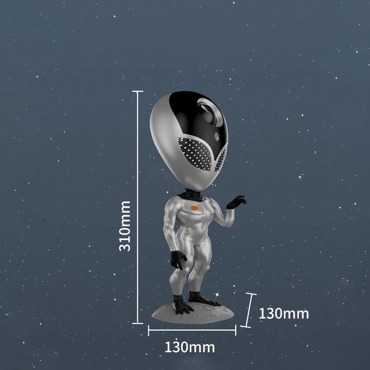 GALAXY GLB-106-0021 Επιτραπέζιο Φωτιστικό Πορτατίφ Προτζέκτορας Starry Sky με RF Ασύρματο Χειριστήριο LED 6W 360lm 180° AC 220-240V IP20 Πολύχρωμο RGB Dimmable - Sanan SMD Chip - Μαύρο - Μ12.5 x Π12.5 x Υ31