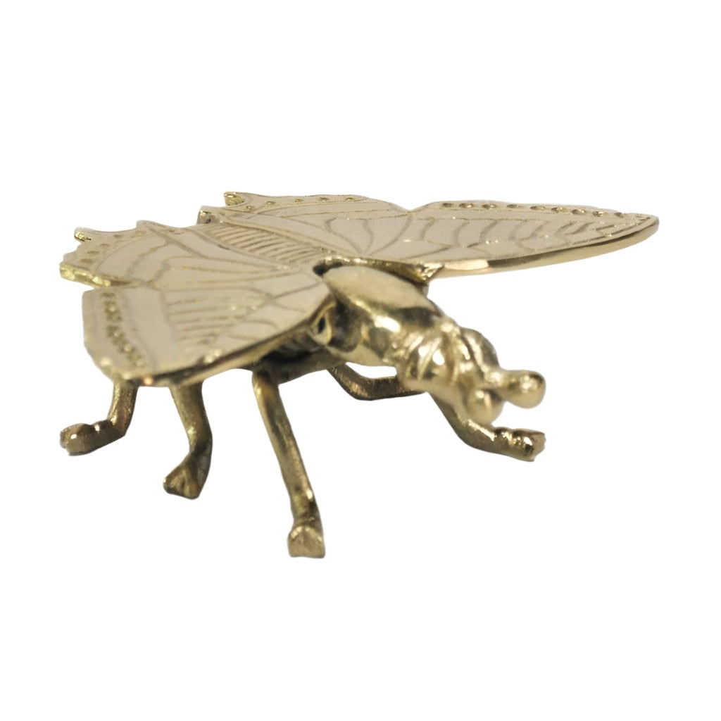 Διακοσμητική Επιτραπέζια Μεταλλική Πεταλούδα Χρυσή 20x18x7.5