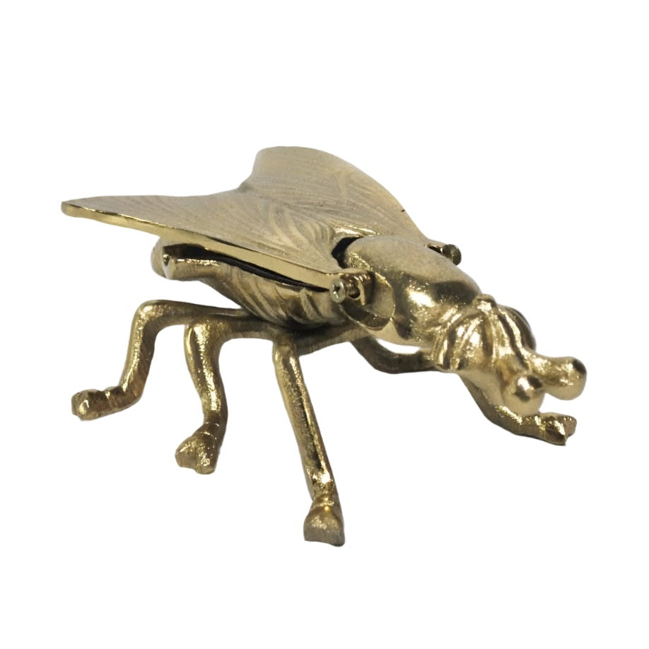 Διακοσμητική Επιτραπέζια Μεταλλική Πεταλούδα Χρυσή 9x18x6.5