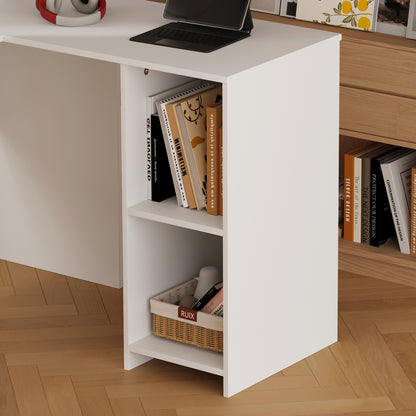 ΓΩΝΙΑΚΟ ΓΡΑΦΕΙΟ SHIG MDF ΣΕ ΛΕΥΚΟ 140x120x75