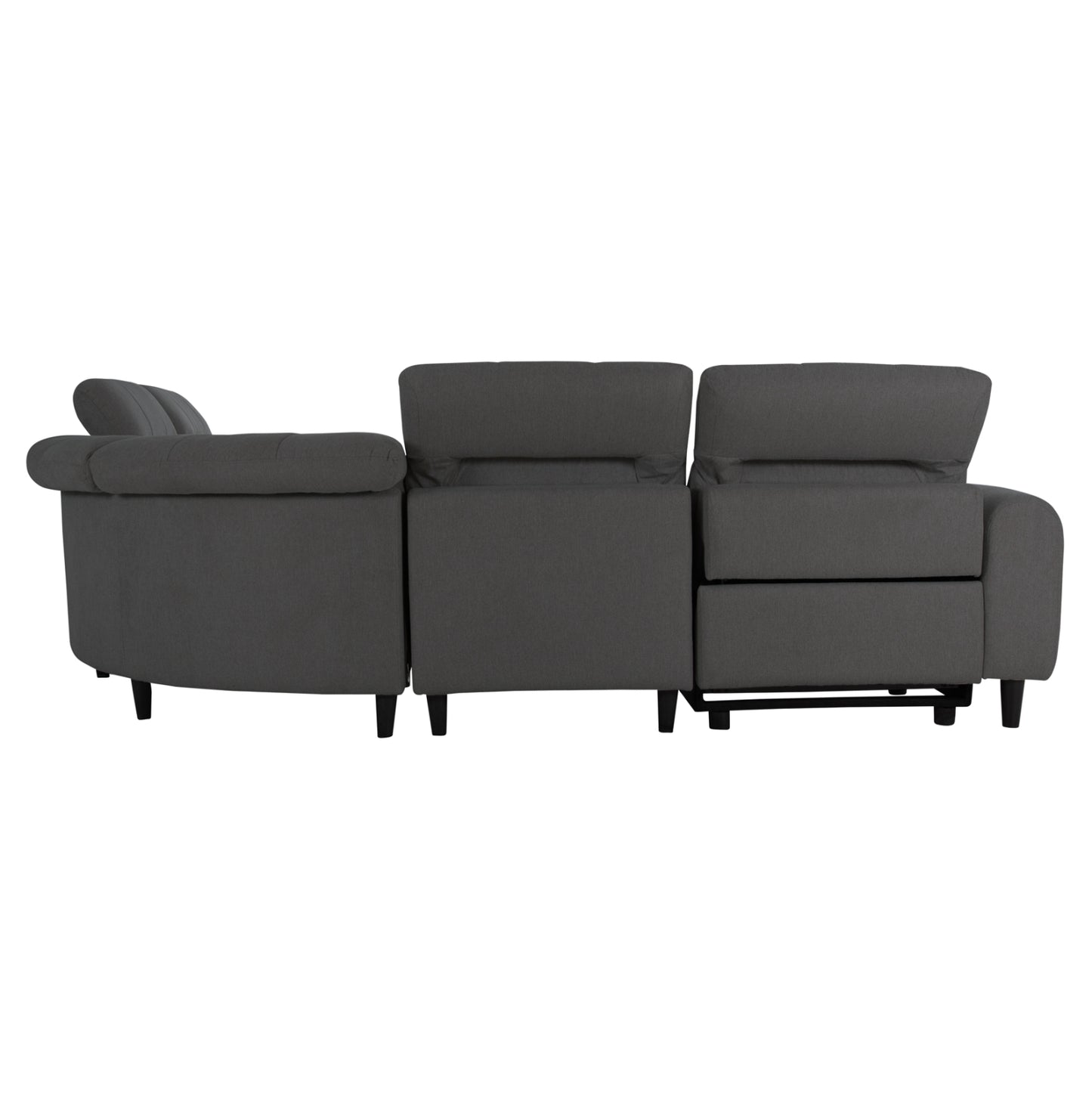 ΓΩΝΙΑΚΟΣ ΚΑΝΑΠΕΣ ΜΕ RECLINE ORACLE ΓΚΡΙ ΥΦΑΣΜΑ 260x260x94