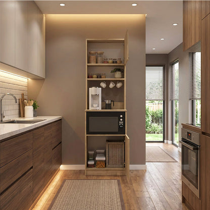 Έπιπλο Κουζίνας Tuco 1 Χρώμα Sapphire Oak 53,8x40x180