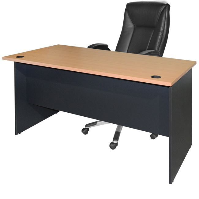 ΓΡΑΦΕΙΟ ΕΠΑΓΓΕΛΜΑΤΙΚΟ ABELINA ΓΚΡΙ ΟΞΙΑ 150x75x75