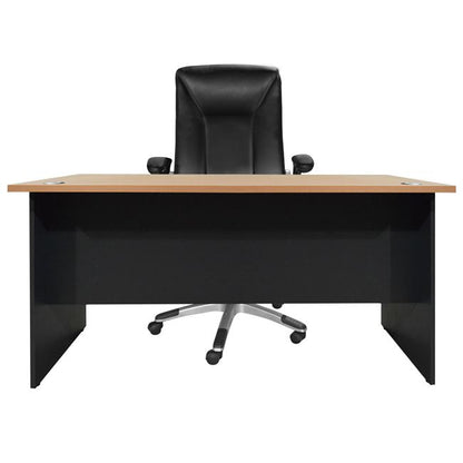 ΓΡΑΦΕΙΟ ΕΠΑΓΓΕΛΜΑΤΙΚΟ ABELINA ΓΚΡΙ ΟΞΙΑ 150x75x75