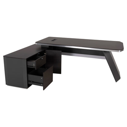 ΓΡΑΦΕΙΟ ΕΠΑΓΓΕΛΜΑΤΙΚΟ ΑΡΙΣΤΕΡΗ ΓΩΝΙΑ ROSEWOOD 220x180x76