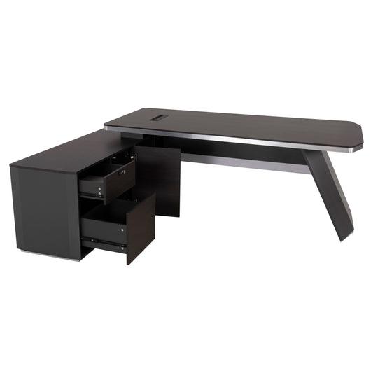ΓΡΑΦΕΙΟ ΕΠΑΓΓΕΛΜΑΤΙΚΟ ΑΡΙΣΤΕΡΗ ΓΩΝΙΑ ROSEWOOD 220x180x76
