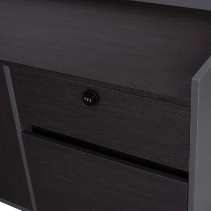 ΓΡΑΦΕΙΟ ΕΠΑΓΓΕΛΜΑΤΙΚΟ ΔΕΞΙΑ ΓΩΝΙΑ ROSEWOOD 220x180x76