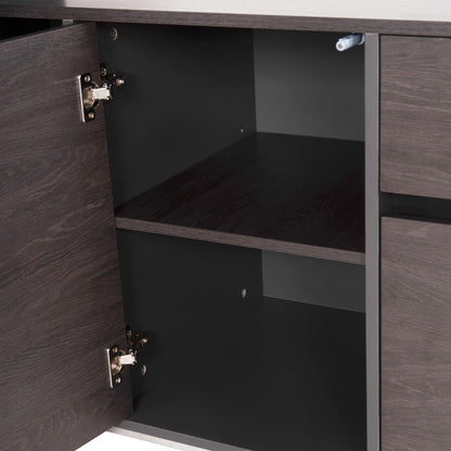ΓΡΑΦΕΙΟ ΕΠΑΓΓΕΛΜΑΤΙΚΟ ΔΕΞΙΑ ΓΩΝΙΑ ROSEWOOD 220x180x76