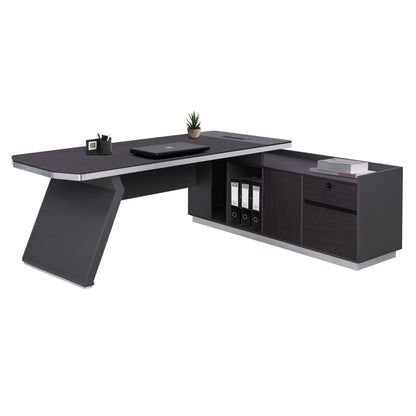 ΓΡΑΦΕΙΟ ΕΠΑΓΓΕΛΜΑΤΙΚΟ ΔΕΞΙΑ ΓΩΝΙΑ ROSEWOOD 220x180x76