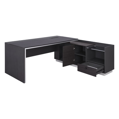 ΓΡΑΦΕΙΟ ΕΠΑΓΓΕΛΜΑΤΙΚΟ ΔΕΞΙΑ ΓΩΝΙΑ ROSEWOOD 200x160x76