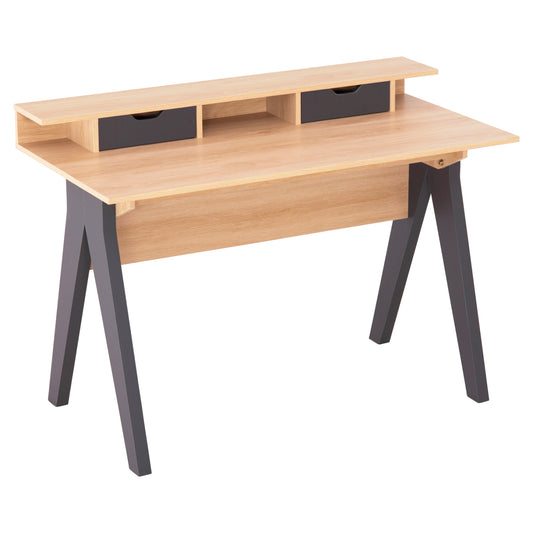 ΓΡΑΦΕΙΟ REXIN ΜΕΛΑΜΙΝΗ ΣΕ SONAMA ΓΚΡΙ 120x19-59x75-85,5