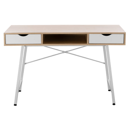 ΓΡΑΦΕΙΟ SONAMA ΛΕΥΚΟ ΜΕ ΛΕΥΚΟ ΜΑΤ ΣΚΕΛΕΤΟ 120x48x76,5
