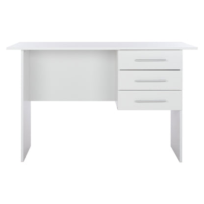 ΓΡΑΦΕΙΟ ΜΕΛΑΜΙΝΗΣ ENSLEY ΜΕ 3 ΣΥΡΤΑΡΙΑ ΛΕΥΚΟ 120x60x76