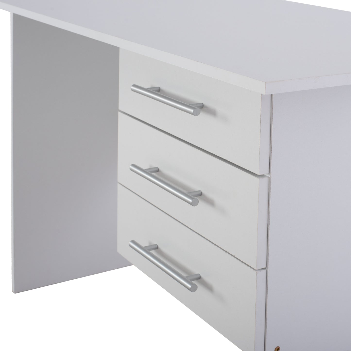 ΓΡΑΦΕΙΟ ΜΕΛΑΜΙΝΗΣ ENSLEY ΜΕ 3 ΣΥΡΤΑΡΙΑ ΛΕΥΚΟ 120x60x76
