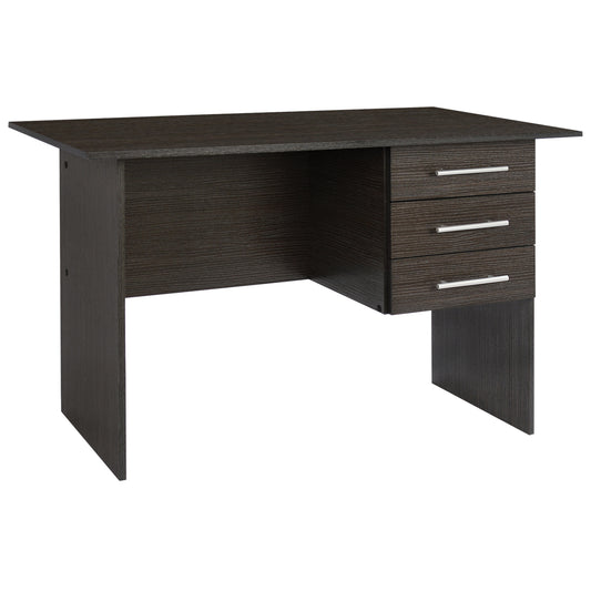 ΓΡΑΦΕΙΟ ΜΕΛΑΜΙΝΗΣ ENSLEY ΜΕ 3 ΣΥΡΤΑΡΙΑ ZEBRANO 120x60x76