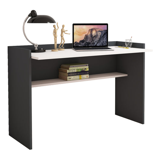 ΓΡΑΦΕΙΟ ΜΕΛΑΜΙΝΗΣ ΓΚΡΙ ΛΕΥΚΟ 118x58x80