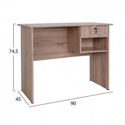 ΓΡΑΦΕΙΟ ΜΕΛΑΜΙΝΗΣ HAYDEN ΜΕ ΣΥΡΤΑΡΙ SONAMA 90x45x74,5