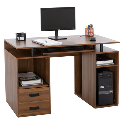 ΓΡΑΦΕΙΟ ΜΕΛΑΜΙΝΗΣ STATUS WALNUT 120x55x76