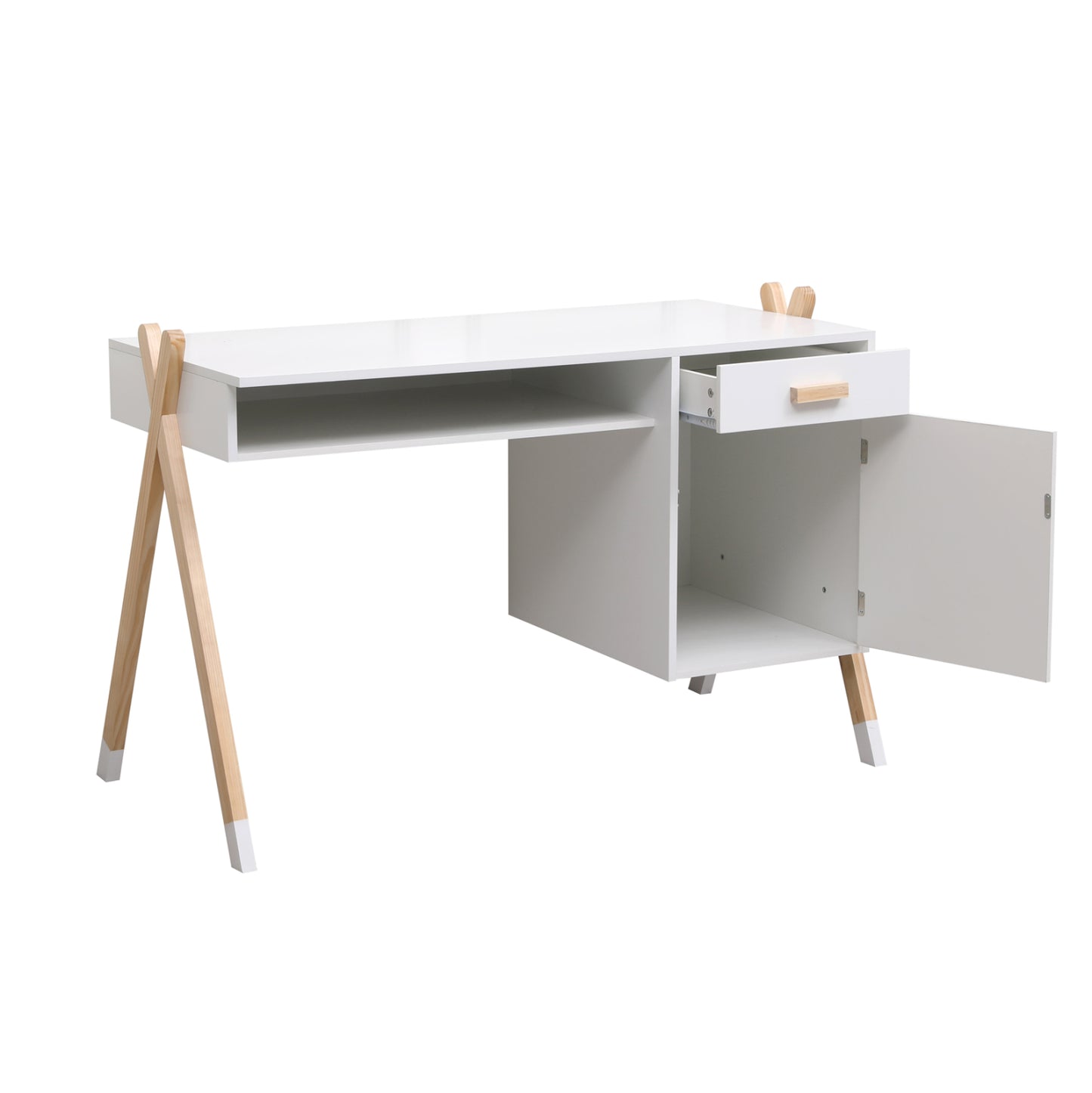 ΓΡΑΦΕΙΟ ΠΑΙΔΙΚΟ PASCHAL ΜΕΛΑΜΙΝΗ ΞΥΛΟ ΠΕΥΚΟΥ 120x55x75