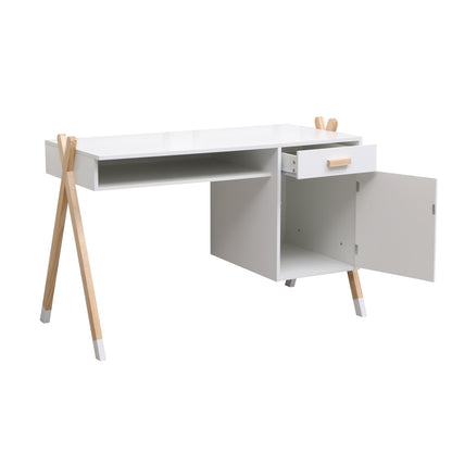 ΓΡΑΦΕΙΟ ΠΑΙΔΙΚΟ PASCHAL ΜΕΛΑΜΙΝΗ ΞΥΛΟ ΠΕΥΚΟΥ 120x55x75