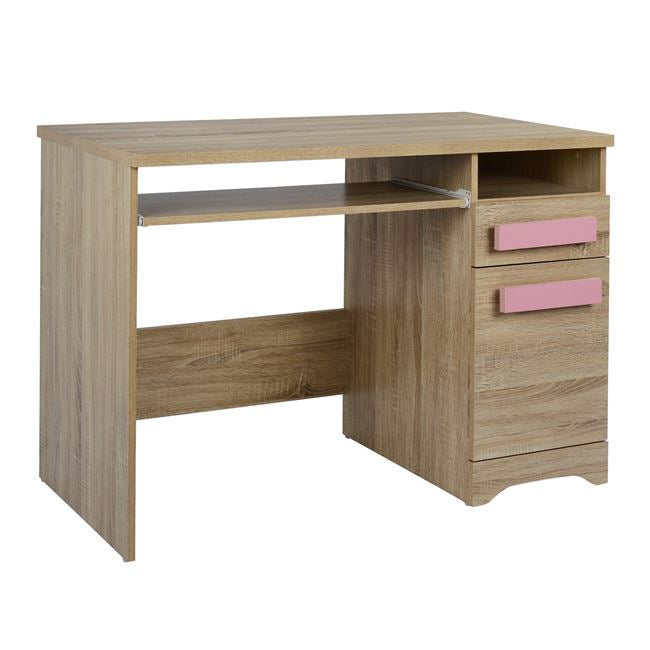 PLAYROOM SONAMA DESK PINK HANDLE 110x55x76.5
