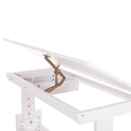 ΓΡΑΦΕΙΟ/ΣΧΕΔΙΑΣΤΗΡΙΟ ASCENT MDF ΣΕ ΛΕΥΚΟ 109x55x87,5