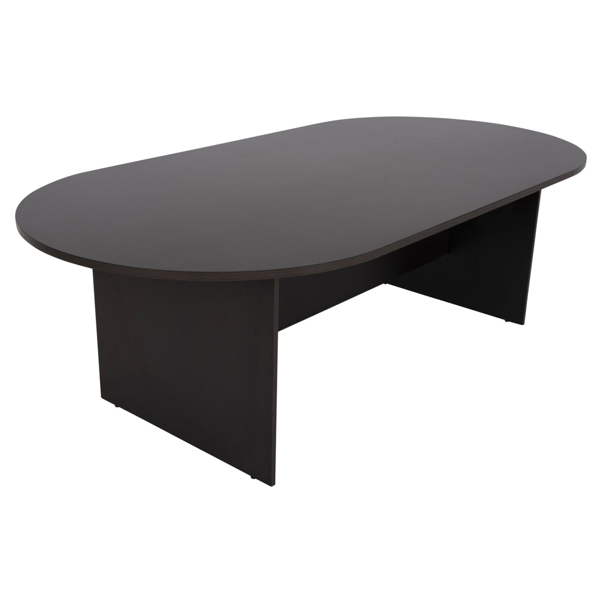 SIENNA OVAL CONFERENCE DESK MELAMINE IN WENGE 240x120x75