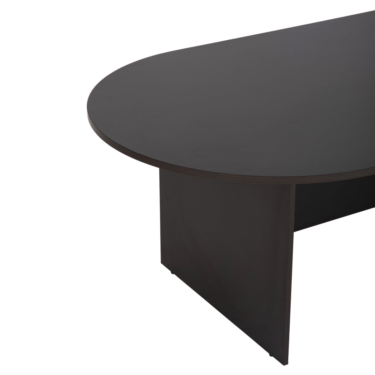 SIENNA OVAL CONFERENCE DESK MELAMINE IN WENGE 240x120x75