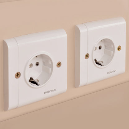 ΓΡΑΦΕΙΟ ΥΠΟΔΟΧΗΣ DALTON ΜΕΛΑΜΙΝΗ ΣΕ WENGE ΜΠΕΖ 240x80x106