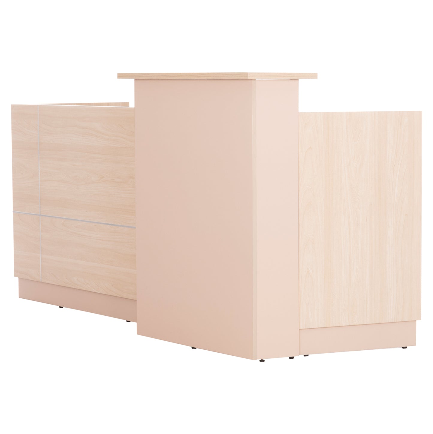 ΓΡΑΦΕΙΟ ΥΠΟΔΟΧΗΣ DALTON ΜΕΛΑΜΙΝΗ ΣΕ SONAMA ΜΠΕΖ 240x80x106