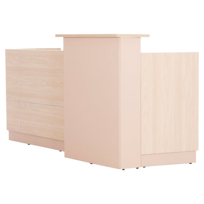 ΓΡΑΦΕΙΟ ΥΠΟΔΟΧΗΣ DALTON ΜΕΛΑΜΙΝΗ ΣΕ SONAMA ΜΠΕΖ 240x80x106