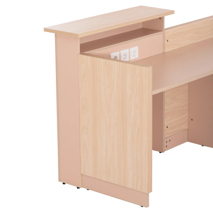 ΓΡΑΦΕΙΟ ΥΠΟΔΟΧΗΣ DALTON ΜΕΛΑΜΙΝΗ ΣΕ SONAMA ΜΠΕΖ 240x80x106