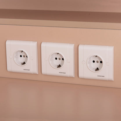 ΓΡΑΦΕΙΟ ΥΠΟΔΟΧΗΣ DALTON ΜΕΛΑΜΙΝΗ ΣΕ SONAMA ΜΠΕΖ 240x80x106