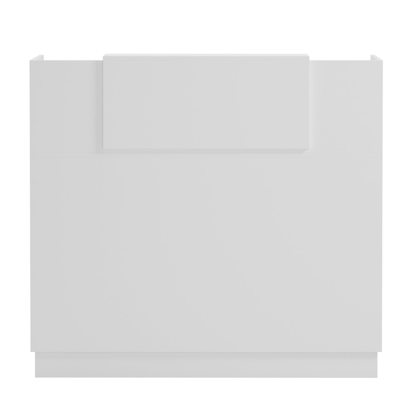 BARRY RECEPTION DESK MELAMINE IN WHITE 120x70x110