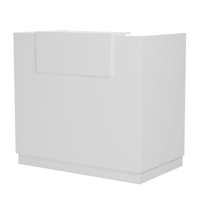 BARRY RECEPTION DESK MELAMINE IN WHITE 120x70x110