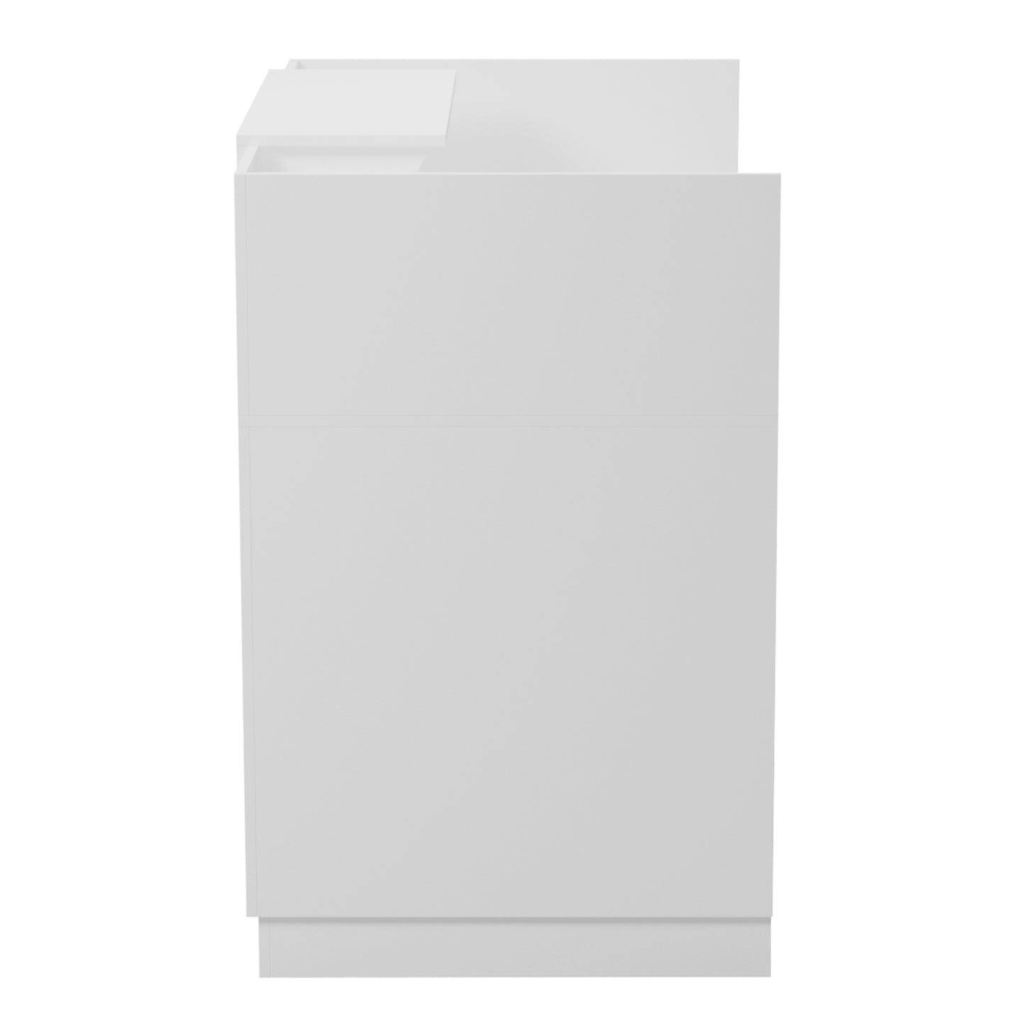 BARRY RECEPTION DESK MELAMINE IN WHITE 120x70x110