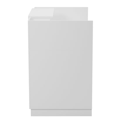 BARRY RECEPTION DESK MELAMINE IN WHITE 120x70x110