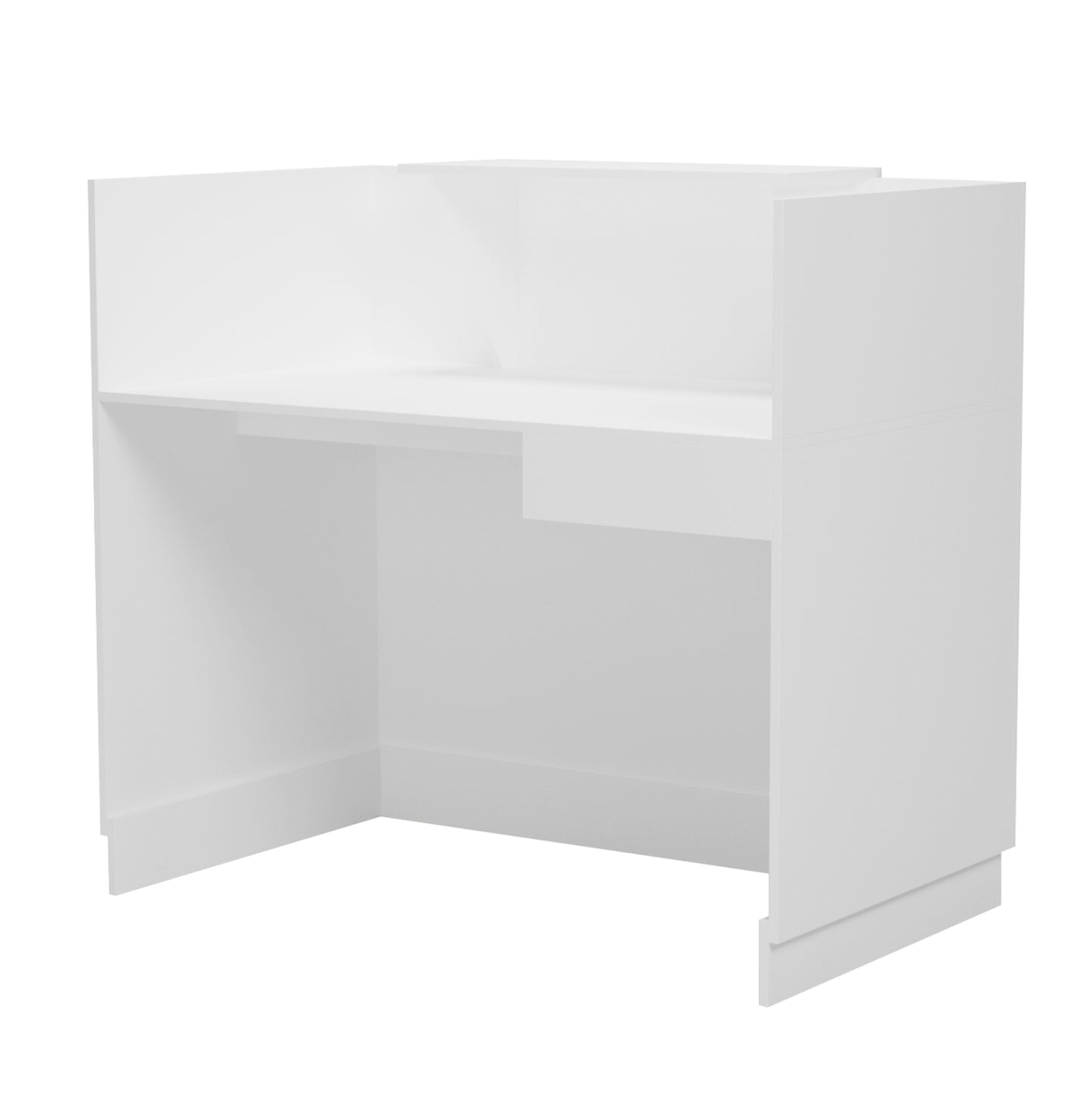 BARRY RECEPTION DESK MELAMINE IN WHITE 120x70x110