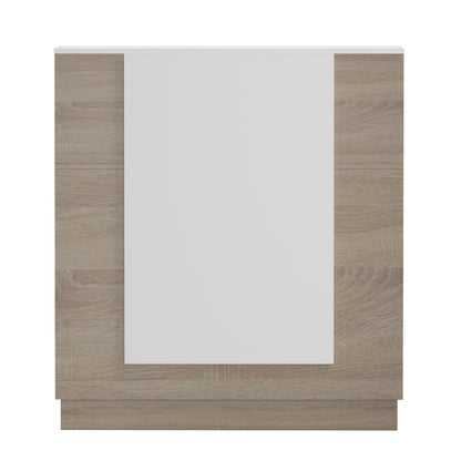 ΓΡΑΦΕΙΟ ΥΠΟΔΟΧΗΣ (RECEPTION) KARMEN ΜΕΛΑΜΙΝΗ SONAMA ΛΕΥΚΟ 100x70x110